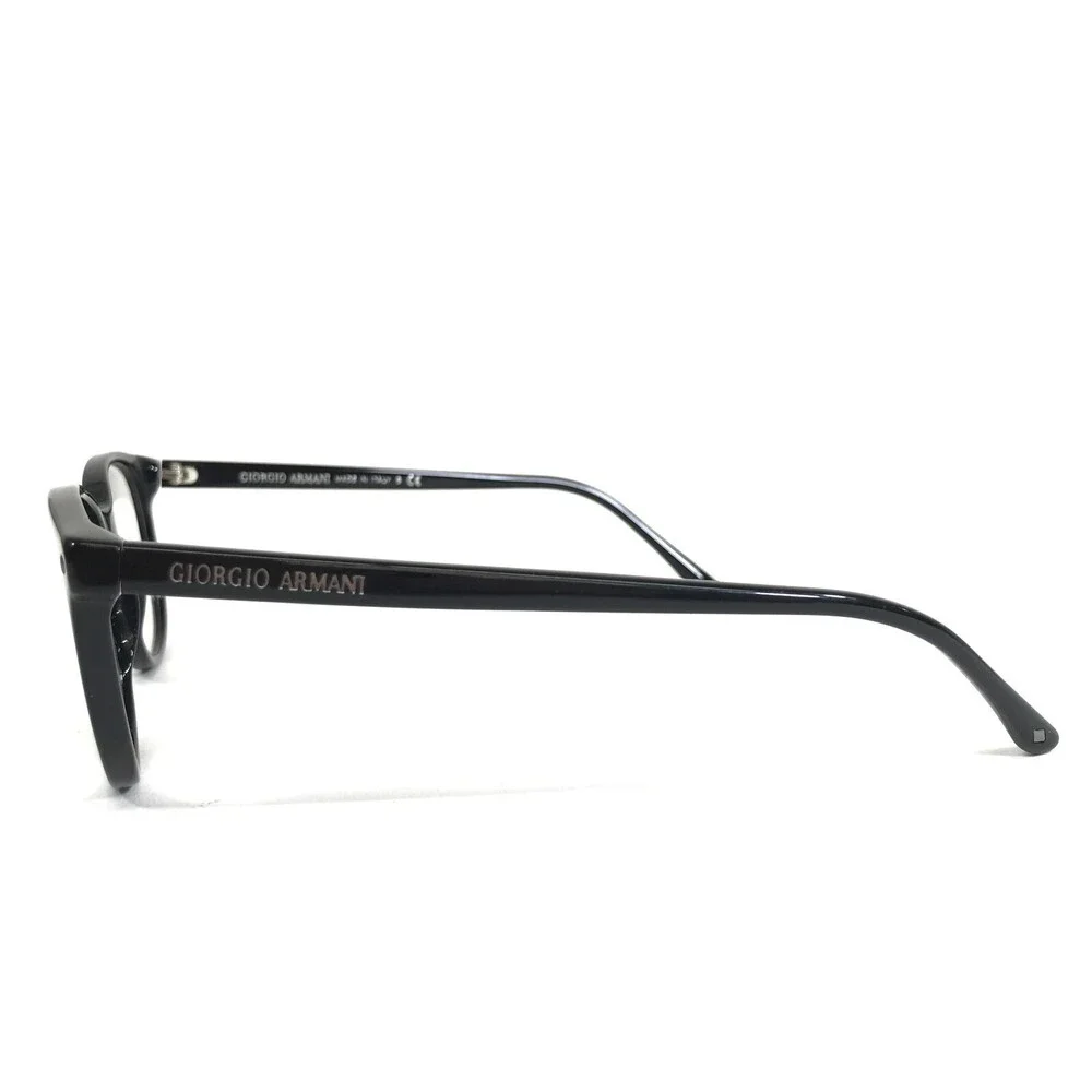 Giorgio Armani Eyeglasses Frames AR7096 5017 Black Round Full Rim 50-19-140